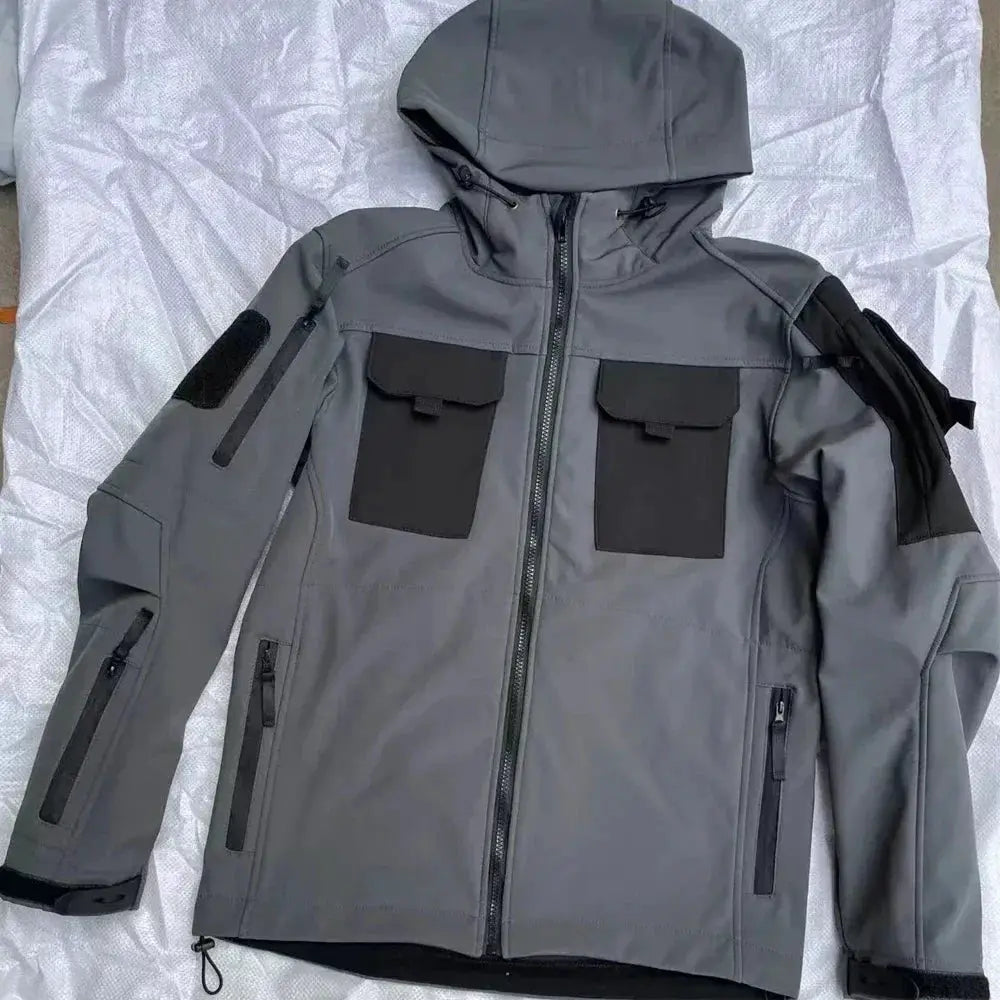 Winter Outdoor Waterproof Men Tactical Jacket Pants Sets