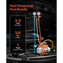 Hvac Vacuum Pump And Gauge Set
