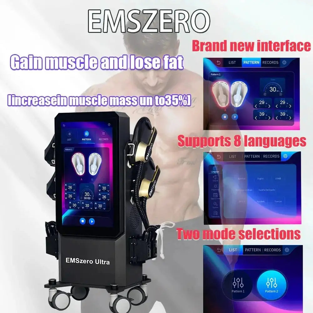 RF EMS Body Sculpt Machine EMSzero 6500W HI-EMT Sculpting Muscle Stimulation Burning Fat Slimming Weight Loss Equipment MYOslim