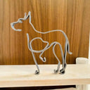Durable Metal Dog Sculpture For Pets