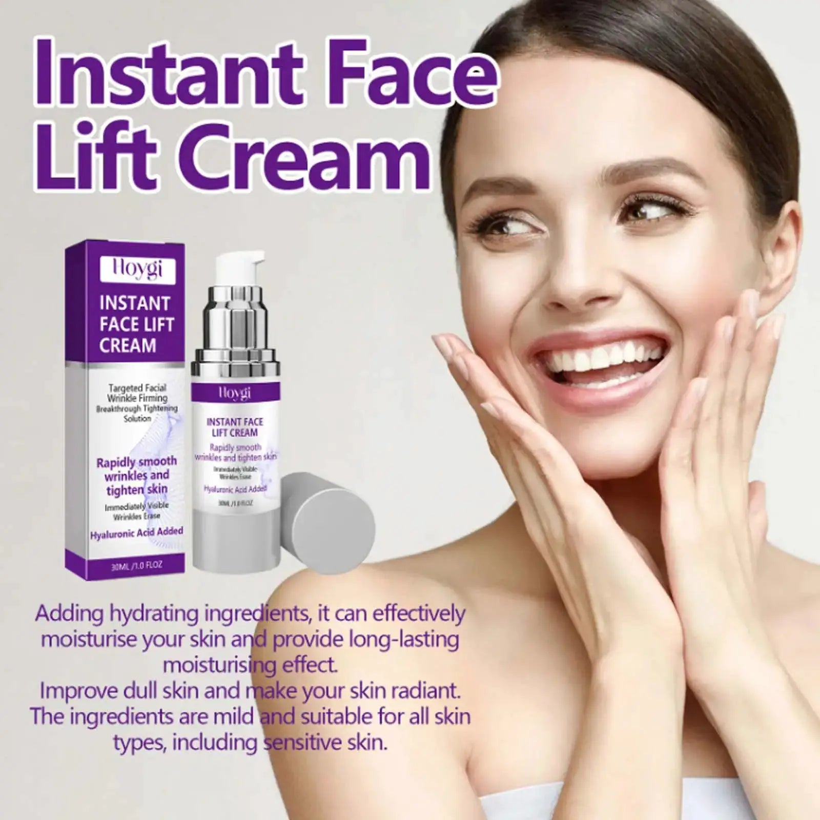 Face Lifting Firming Cream Smoothing Wrinkle Tighten Facial Skin Improve Dryness Brightening Repair Skin Care Retinol Face Cream