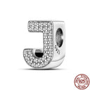 Qikaola Bracelet Charm Plata De