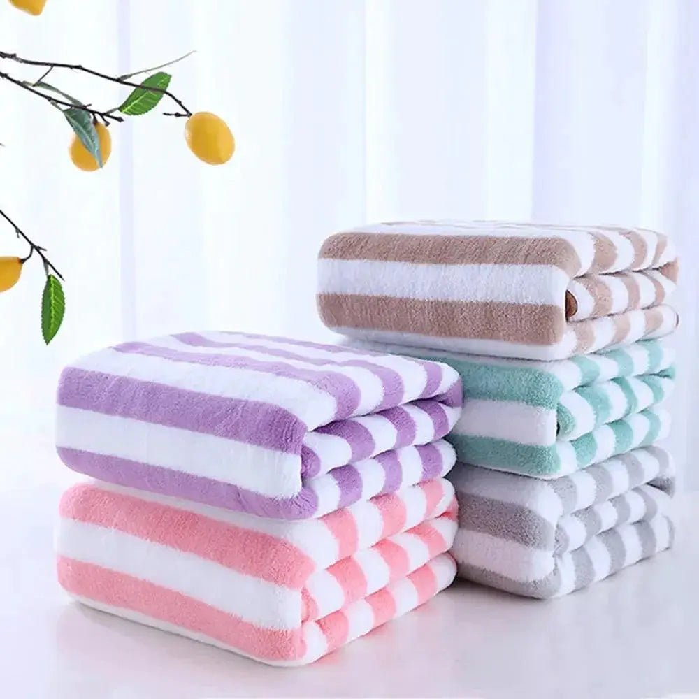 Luxurious Microfiber Towel Set Soft and Absorbent Towels