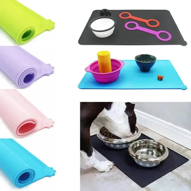 Silicone Waterproof Pet Mat Versatile Portable Durable