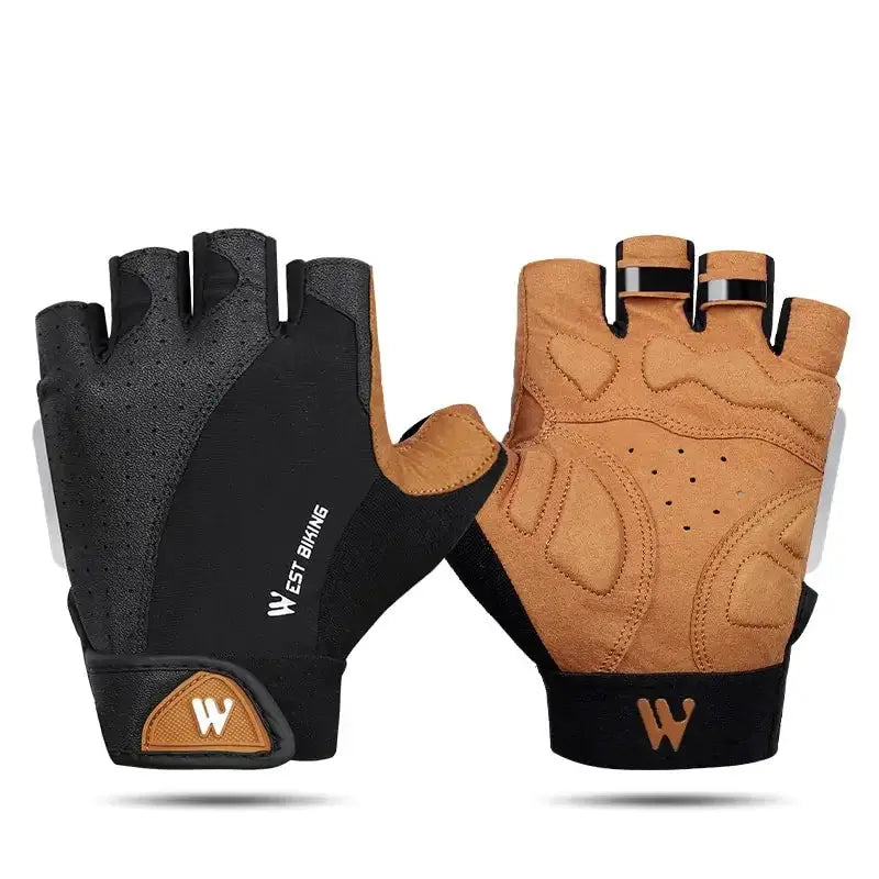 West Biking Sports Cycling Gloves Half Finger For Men Women