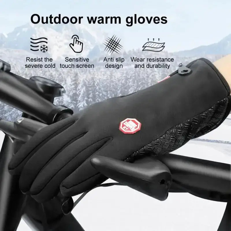 Winter Gloves For Men Waterproof Windproof Touchscreen