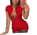 Red Bodycon Jumpsuit Elevate Your Style with Comfort