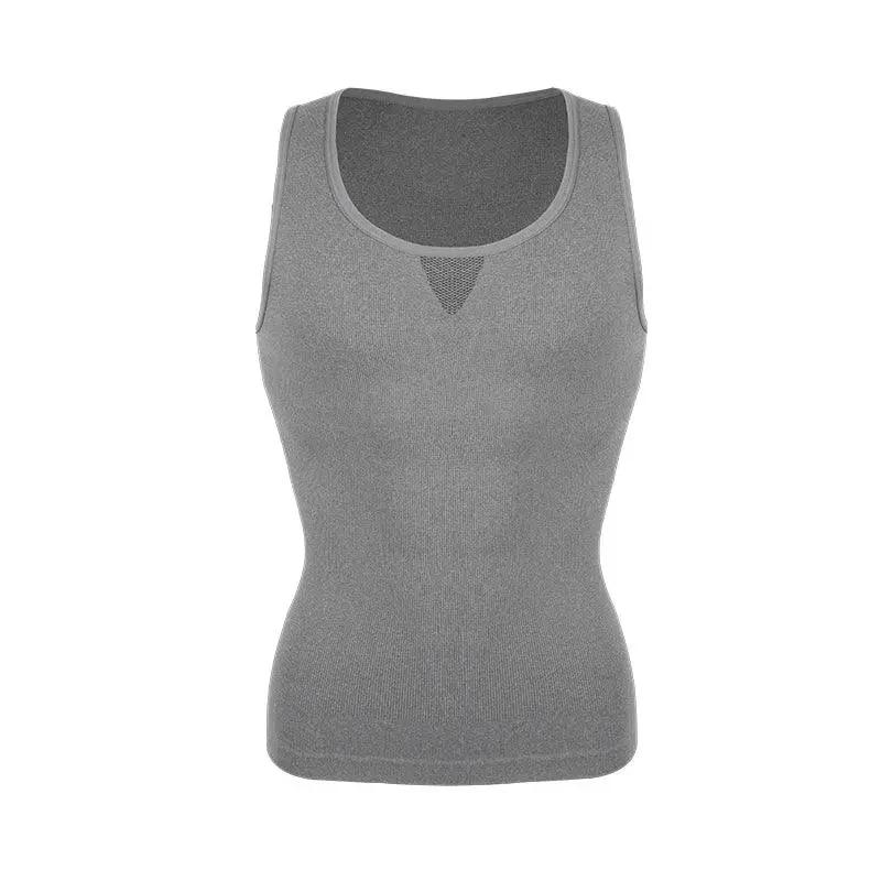 Mens Compression Shapewear Shirt For Gynecomastia Tank Top