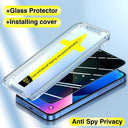 Crystal Clear Tempered Glass Screen Protector for iPhone 15 Pro Max