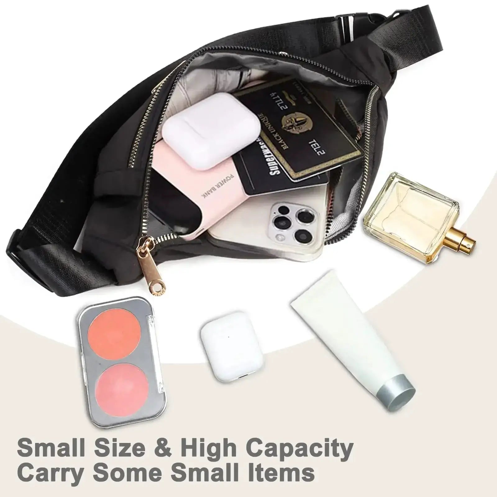 Trendy Unisex Waist Bag Fanny Pack For Outdoor Activities
