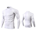 Men's Turtleneck Quick Dry Long-Sleeved Compression T-Shirt