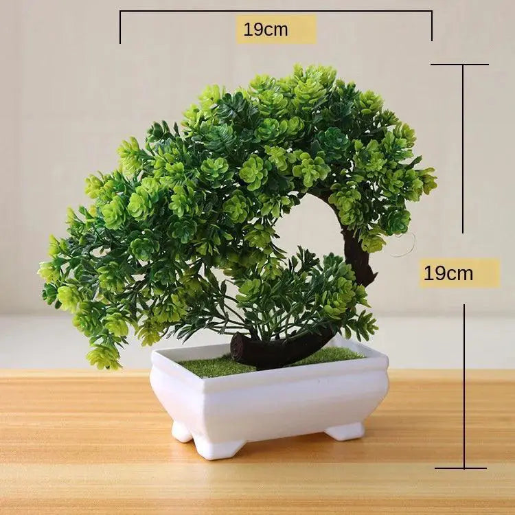 Maintenance-Free Bonsai Decor for Desk — jinyushu green