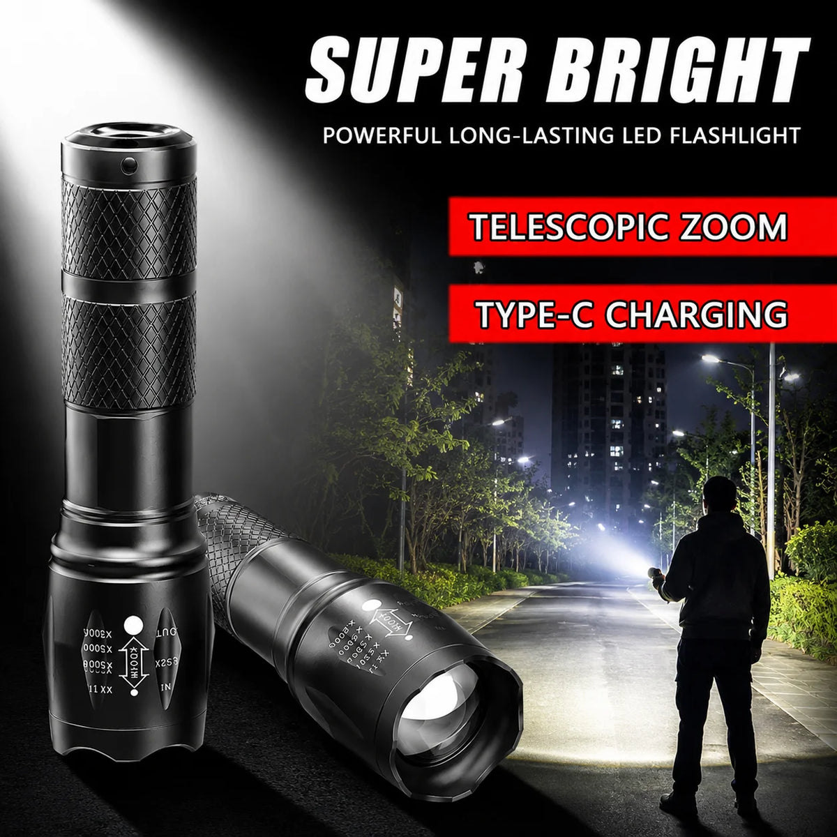 Portable Led Flashlight High Bright