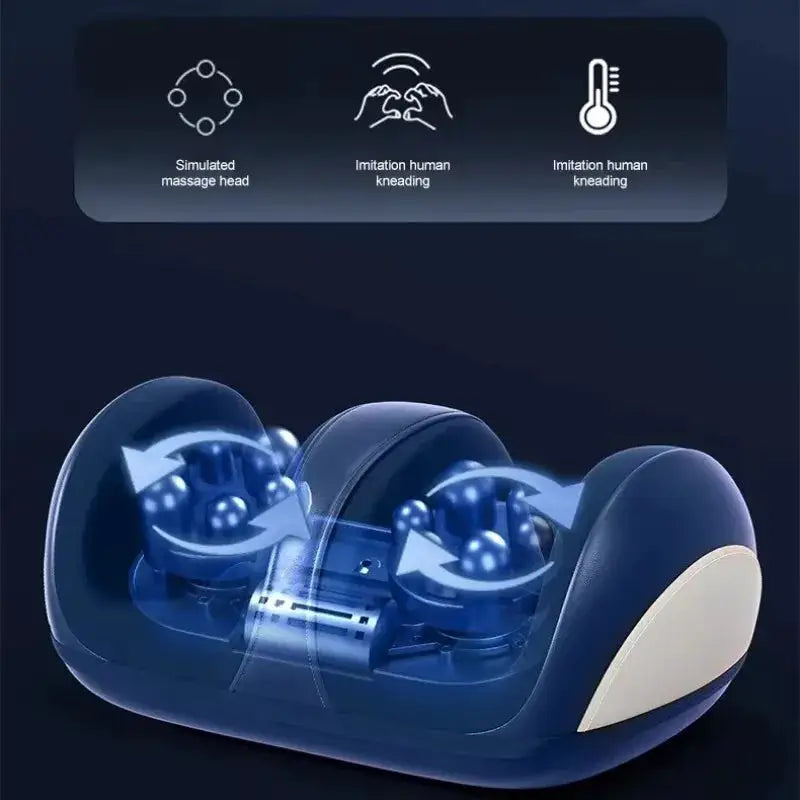 Super Big Eletric Foot Calf Massager Leg Massage Heated Roller Pressure Compresstion Relax Feet Muscle Blood Circulation Tools
