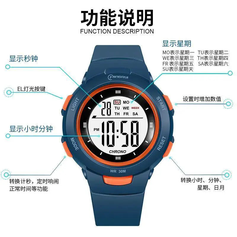 Trendy Waterproof Smart Watch For Kids Durable Timepiece