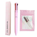 New 4 In 1 Eyebrow Pencil Lip Liner Highlighter Pen