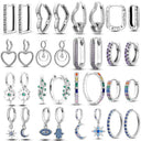 Silver Plated Cubic Zircon Geometric