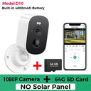 Solar Powered Outdoor Security Camera With 1080P