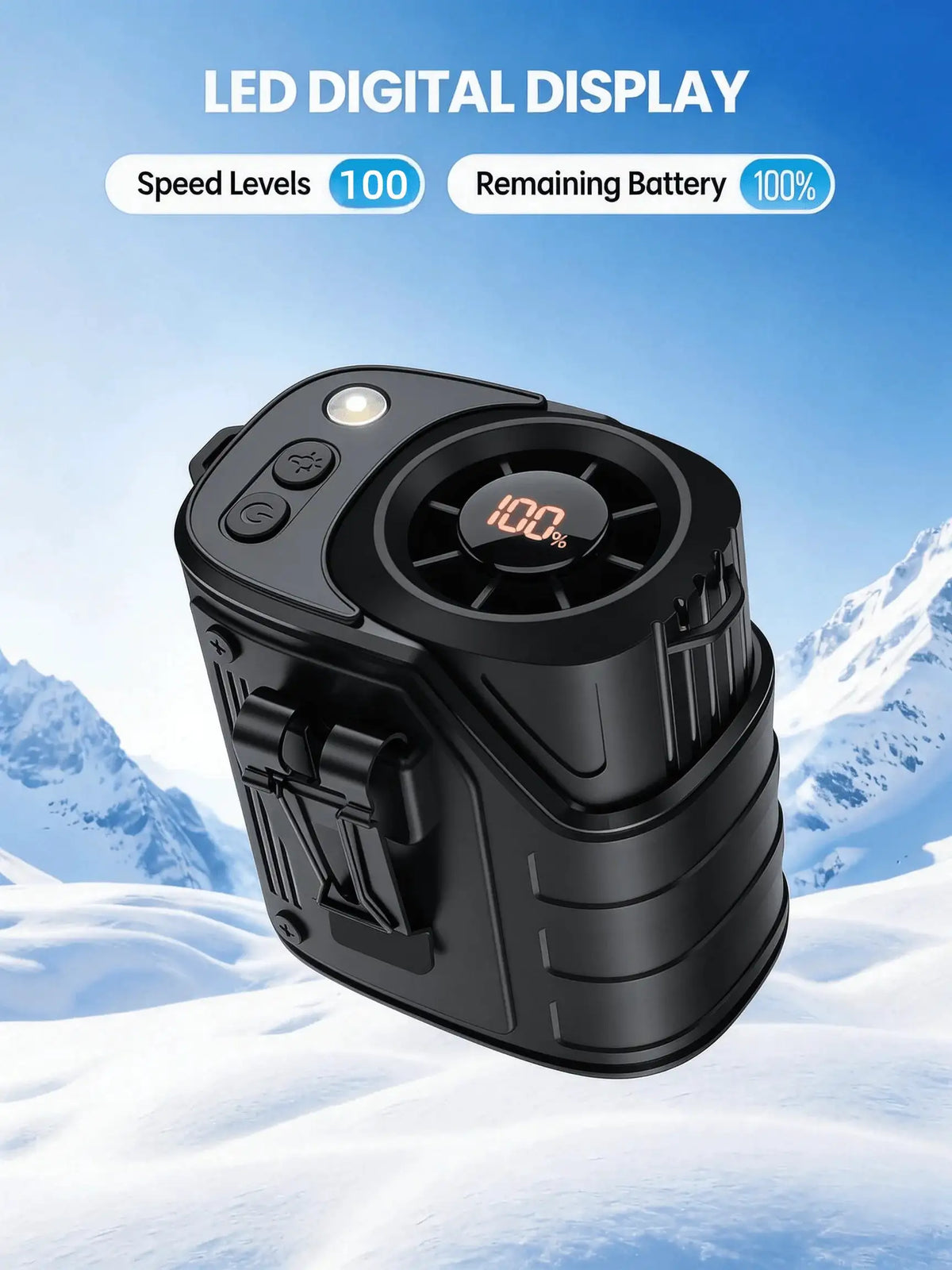 Portable Waist Fan With Battery — product image 4