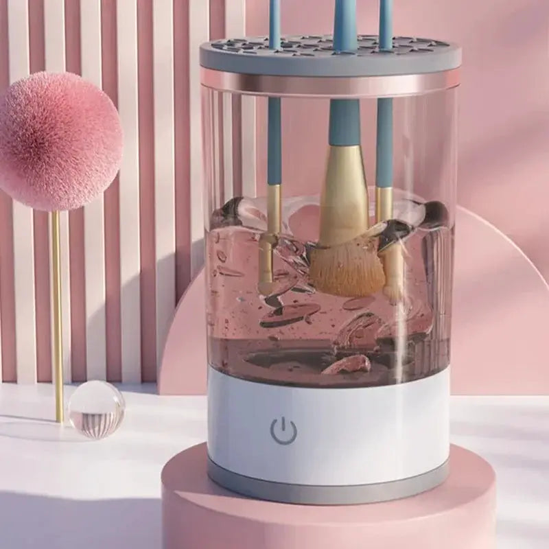 3 In 1 USB Makeup Brush Cleaner And Dryer Electric Washer - OurLum.com