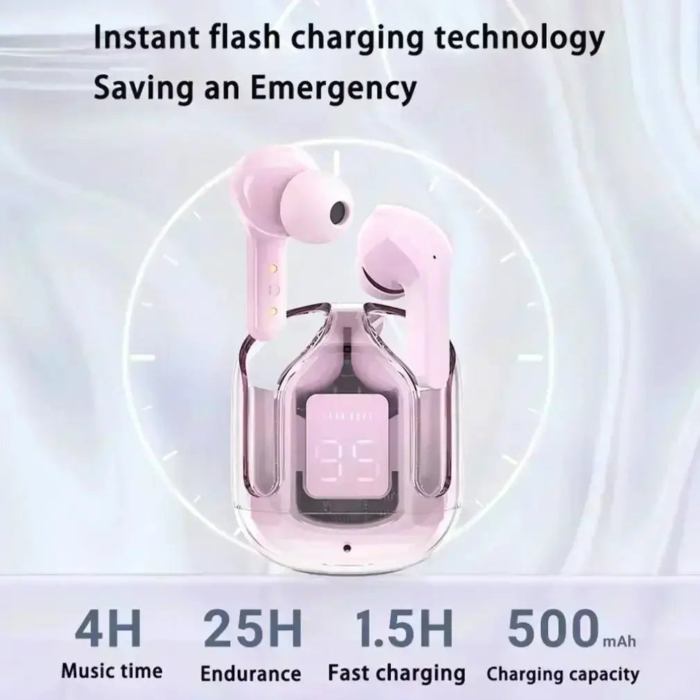 TWS T2 Wireless Earbuds With LED Power Display Stereo Sound
