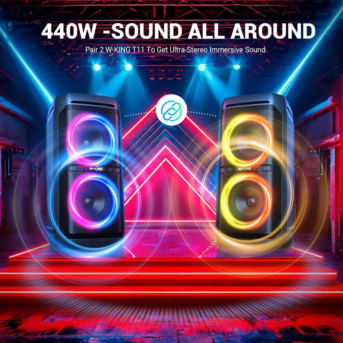Wking Heavy Bass Bluetooth Speaker — product image 3