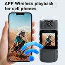 4K 1080P Wifi Mini Camera Back Clip IR Night Vision Car Recorder