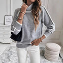 High Neck Elegant Pullover Sweater