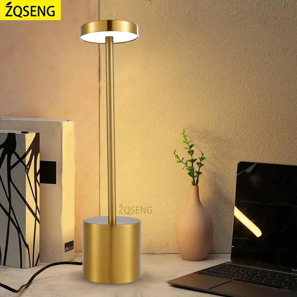Modern LED Table Lamp Rechargeable Reading Light Desk