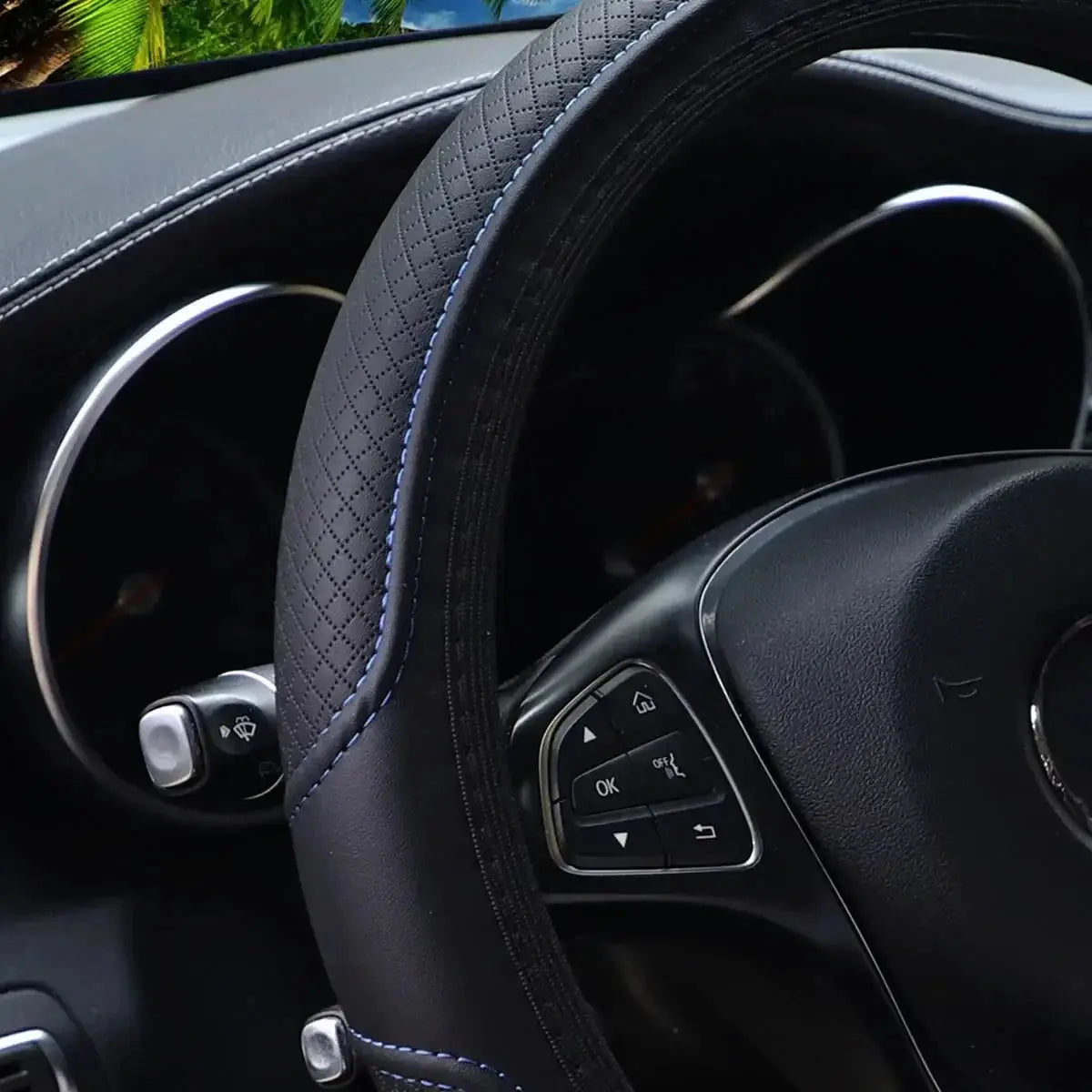 Steering Wheel Cover for Drivers Grip — product view 12