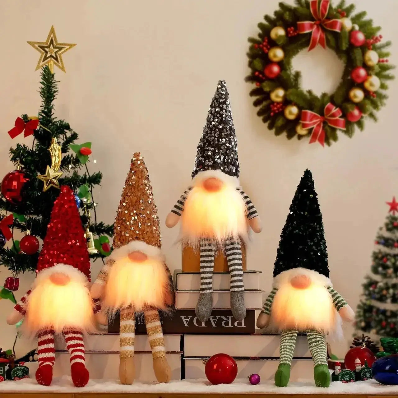30cm Led Gnome Elf Christmas Decor Gift For Kids Everywhere