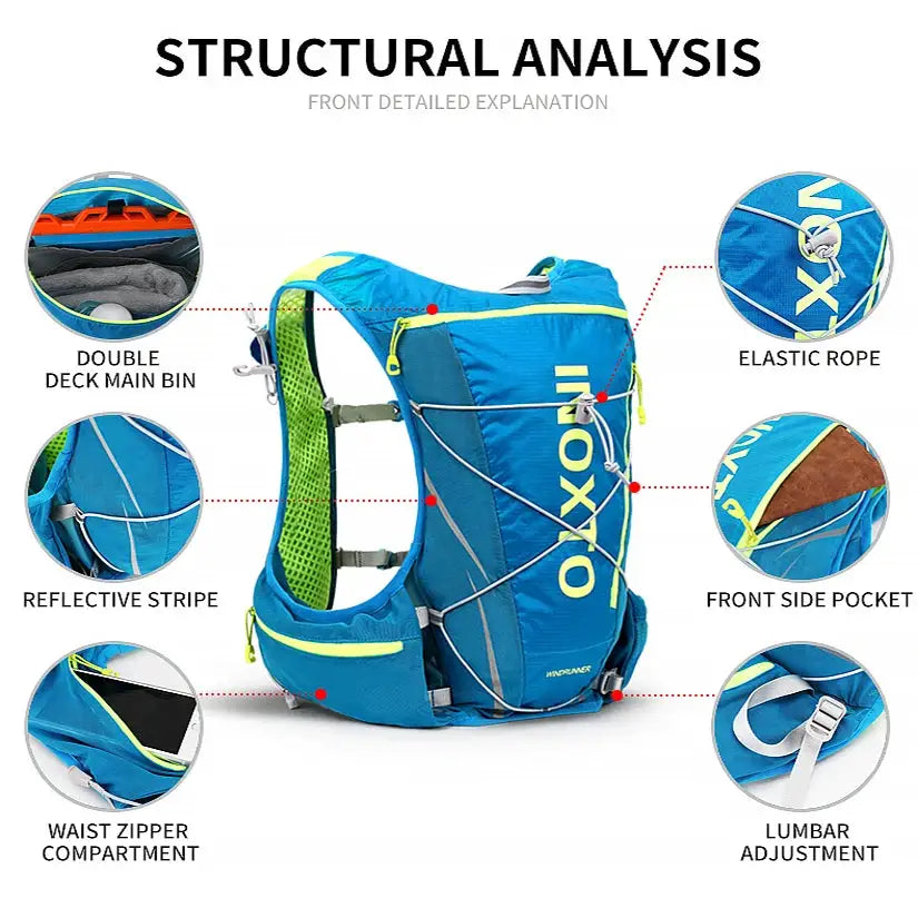 Hydration Running Backpack Vest For Cycling And Hiking — product view 12