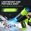 Cordless Leaf Blower Lightweight Variable Speed Storm Gun