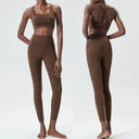 Women Two Piece Gym Set Breathable Quick Dry