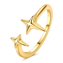 Sterling Silver Ring Gold Color
