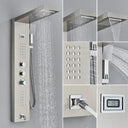 Thermostatic Shower Panel With Stainless Steel Column Faucet
