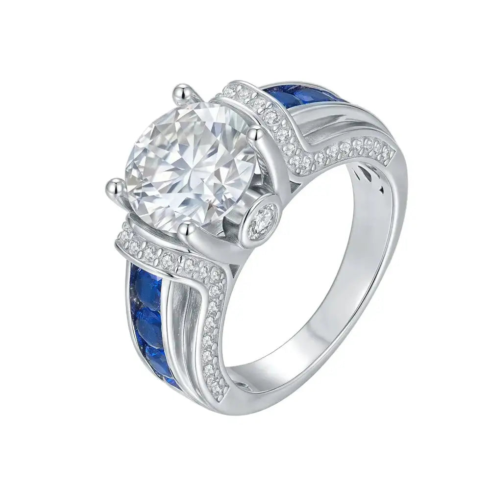 Luxury Moissanite Engagement Ring Style MGMEM — product image 6