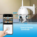Smart PTZ Outdoor Camera for Home Security Monitor