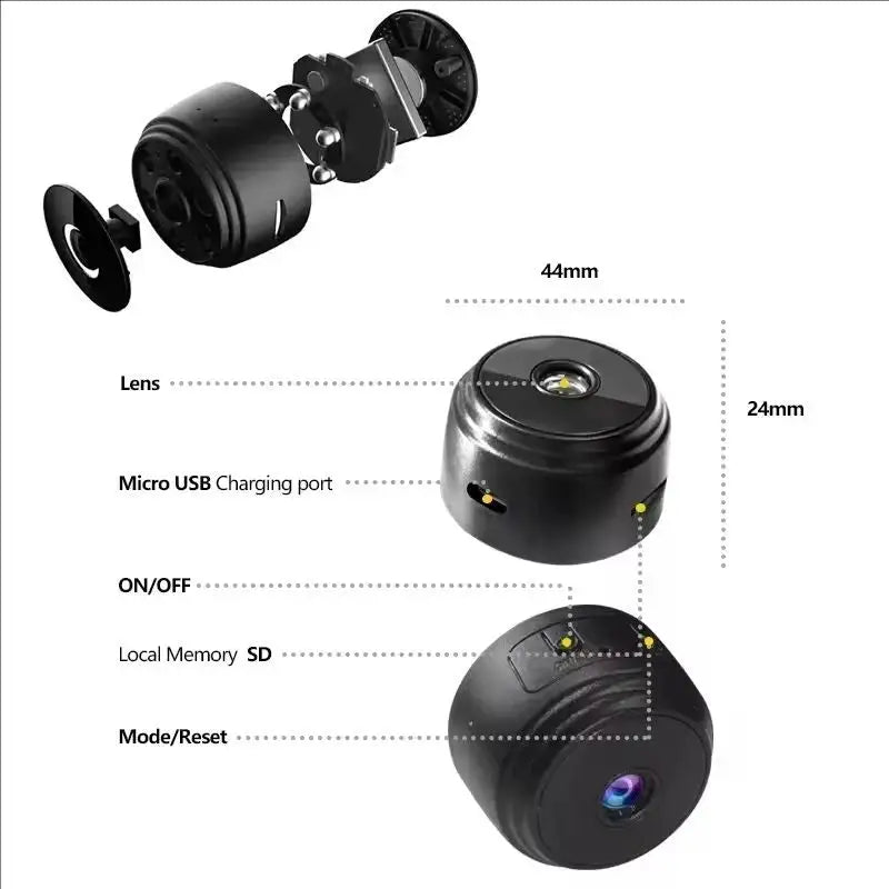 Wireless WiFi Camera A9 Mini Video Recorder Camera Security Monitoring Camera Intelligent Home Security For Infants