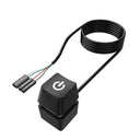 TEUCER LED Lights Computer Power Switch with Mechanical Button