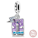 Charm Sterling Silver Tarot Card