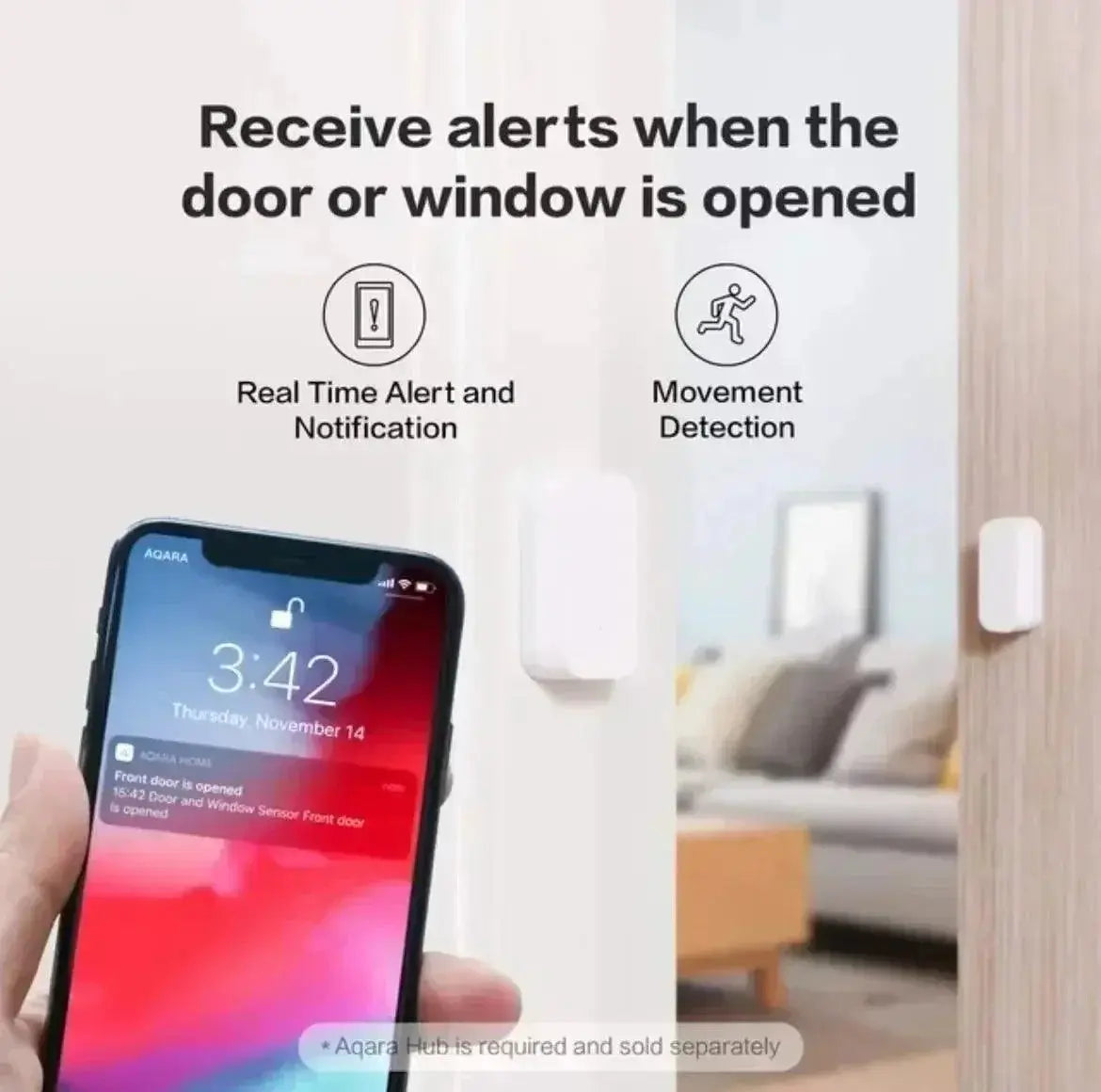 Aqara Smart Mini Door Window Sensor For Home Security