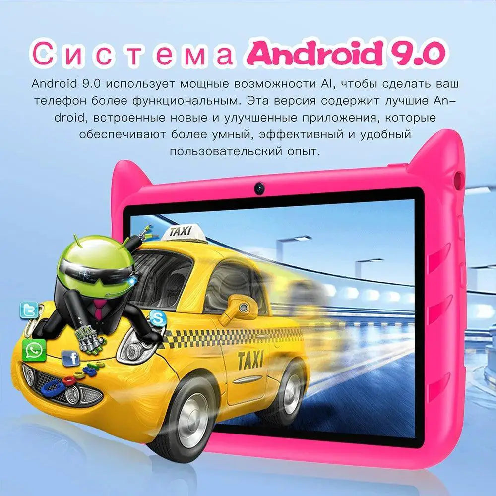 7 Inch Kids Tablet With Android 9 4GB RAM 64GB Storage