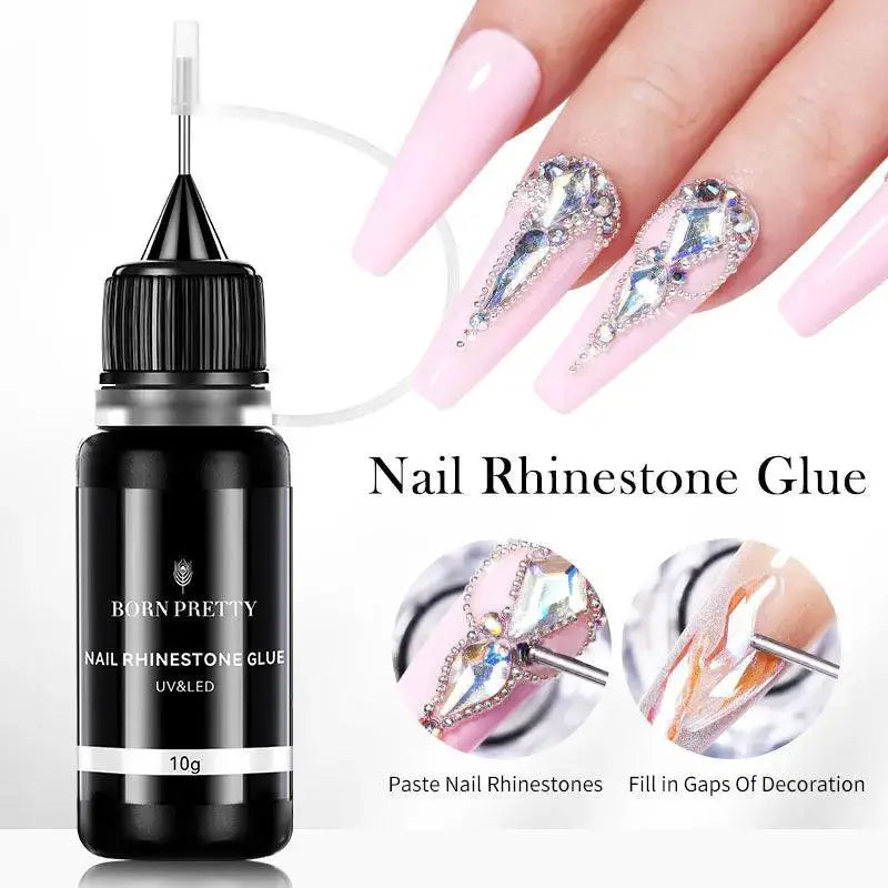 Nail Art Rhinestone Adhesive Precision UV Glue for Nails