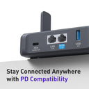 GL.iNet GL-BE3600( Slate 7) Wi-Fi 7 Router, Dual 2.5G Ports, Touch Screen, 3570Mbps Gaming Hotspot, VPN for Public & Hotel