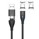 Magnetic Braided C Quick Charge