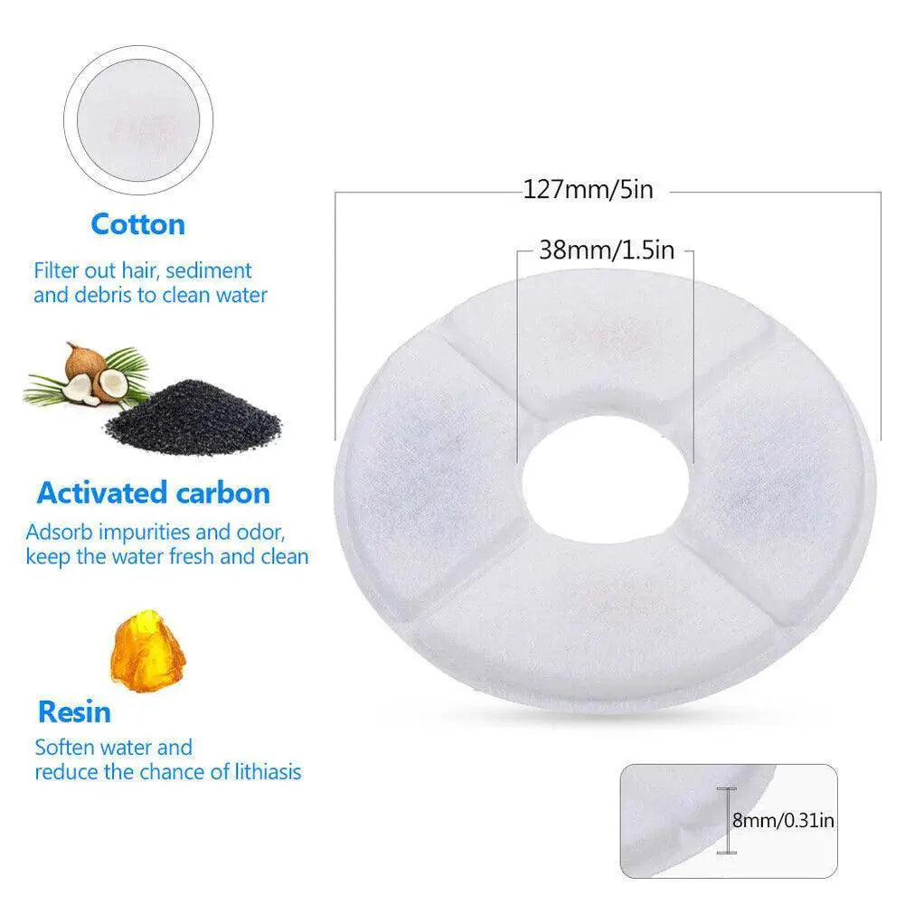 Activated Carbon Cotton Filters for Pet Water Dispenser