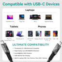 USB4 Cable 240W 40Gbps Thunderbolt4 Ultra