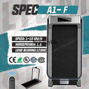 Compact Indoor Flat Treadmill For Home Use Quiet Shock Absorption