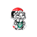 Merry Christmas Charm Bead Sterling
